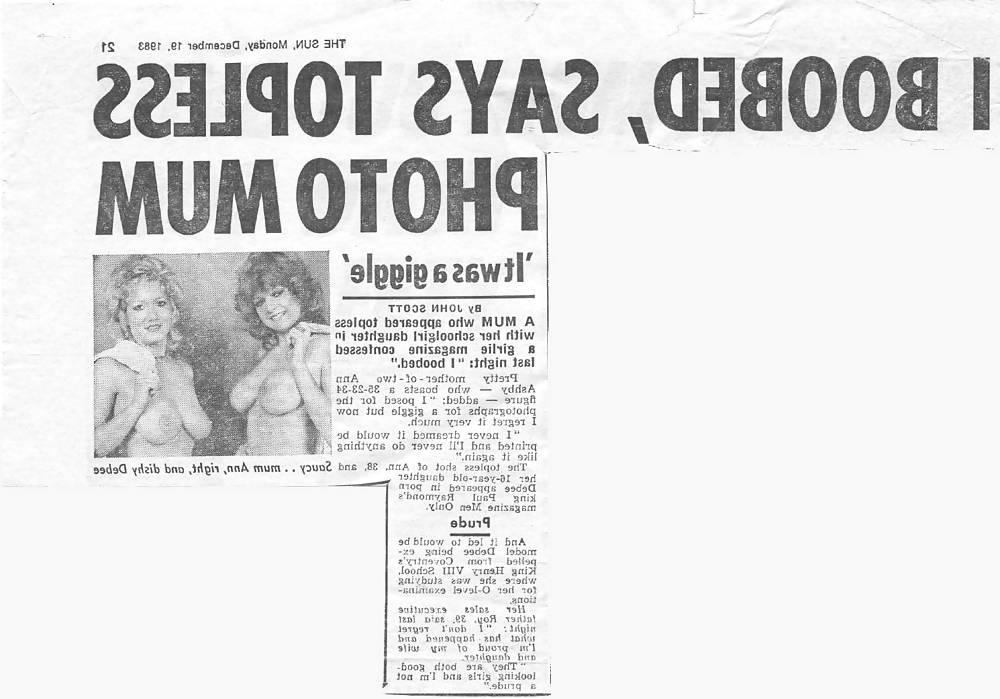 13P Debbe Ashby poses topless with her real mother