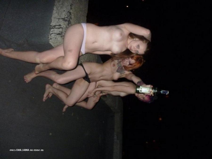 12P Gallery of punk lesbians getting naughty and wild outdoors