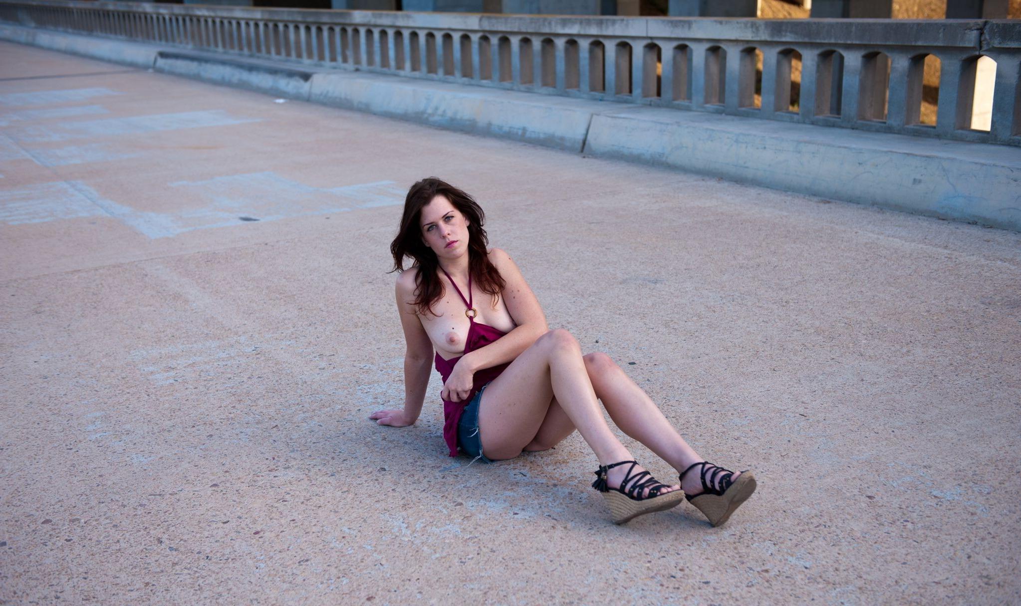 16P Amateur swinging nudists undressing and flashing in public