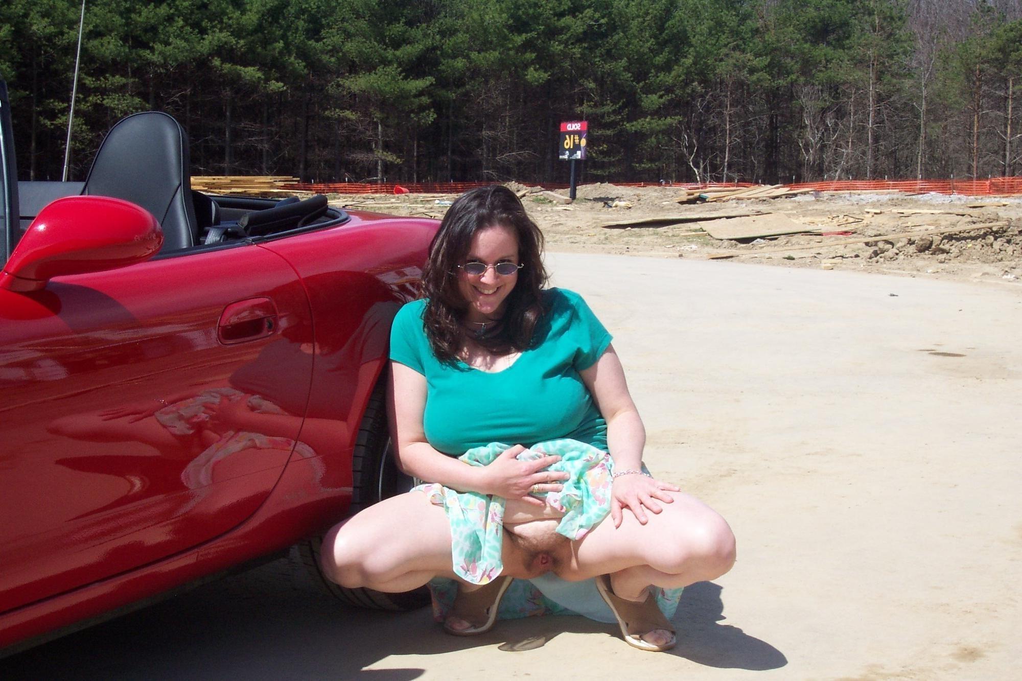 16P Amateur swinging nudists undressing and flashing in public