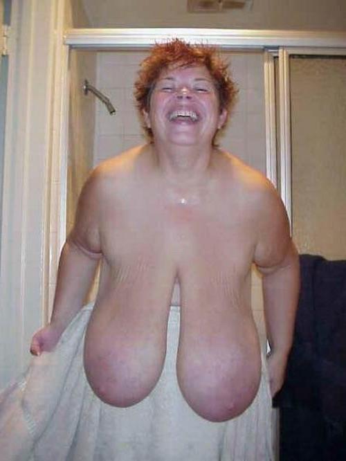 16P Ugly weird shaped boobs