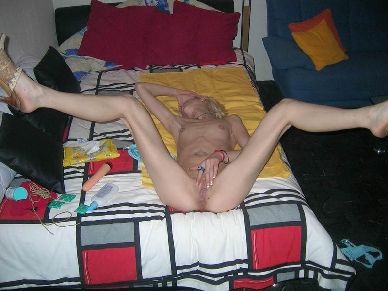 16P extremely skinny amateur girls poser