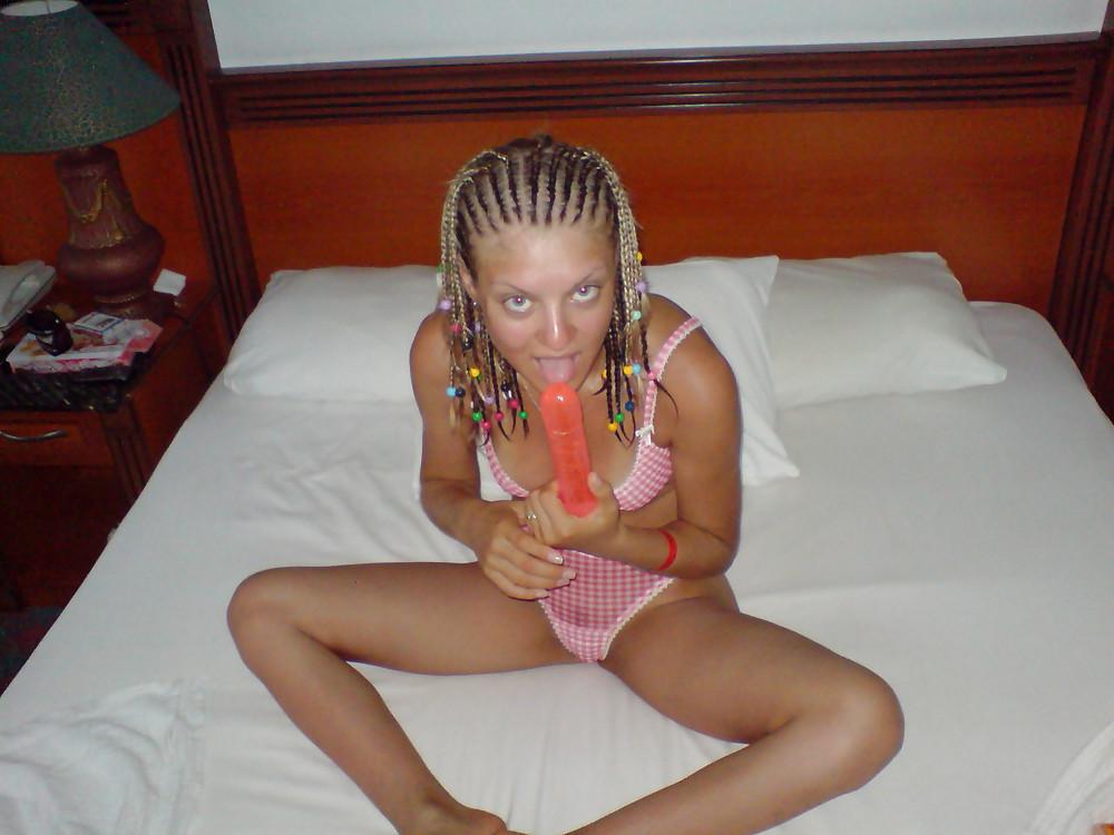 25P Cute Blonde on Vacation