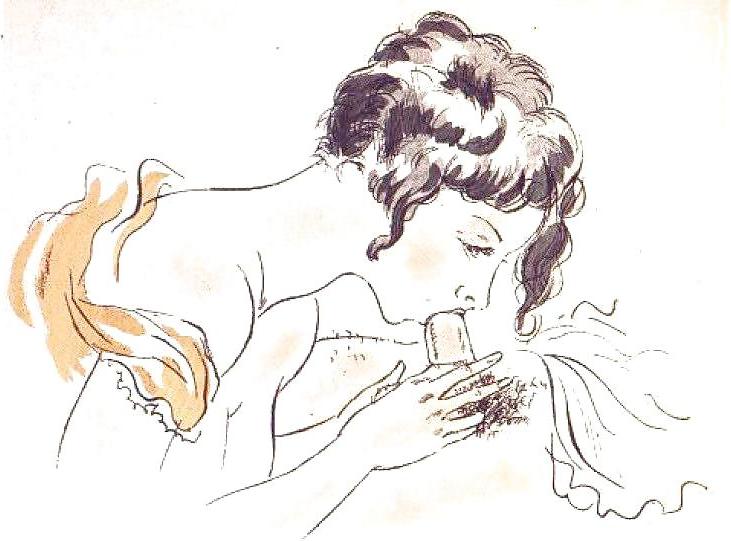 25P Thematic Drawn Porn Art 2 - Blowjobs (2)