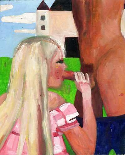 25P Thematic Drawn Porn Art 2 - Blowjobs (2)