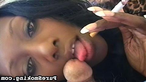 15P The cocoa skinned honey loves a mouth full of smoke and cock.