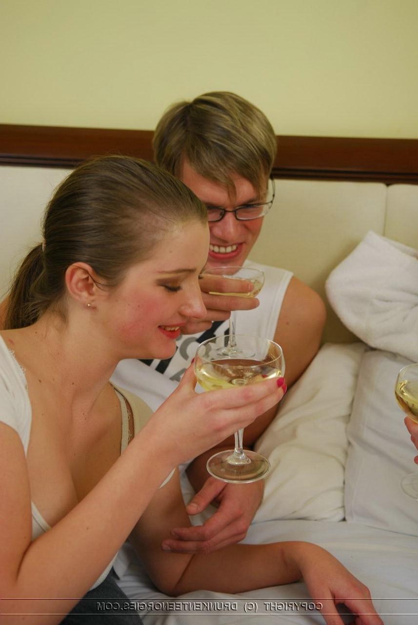 15P Teen gets champagne fuck