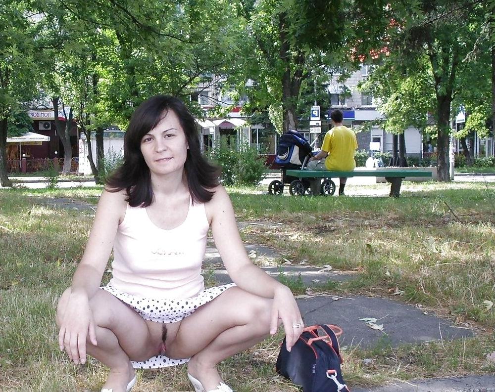 20P Mature Milf in Public