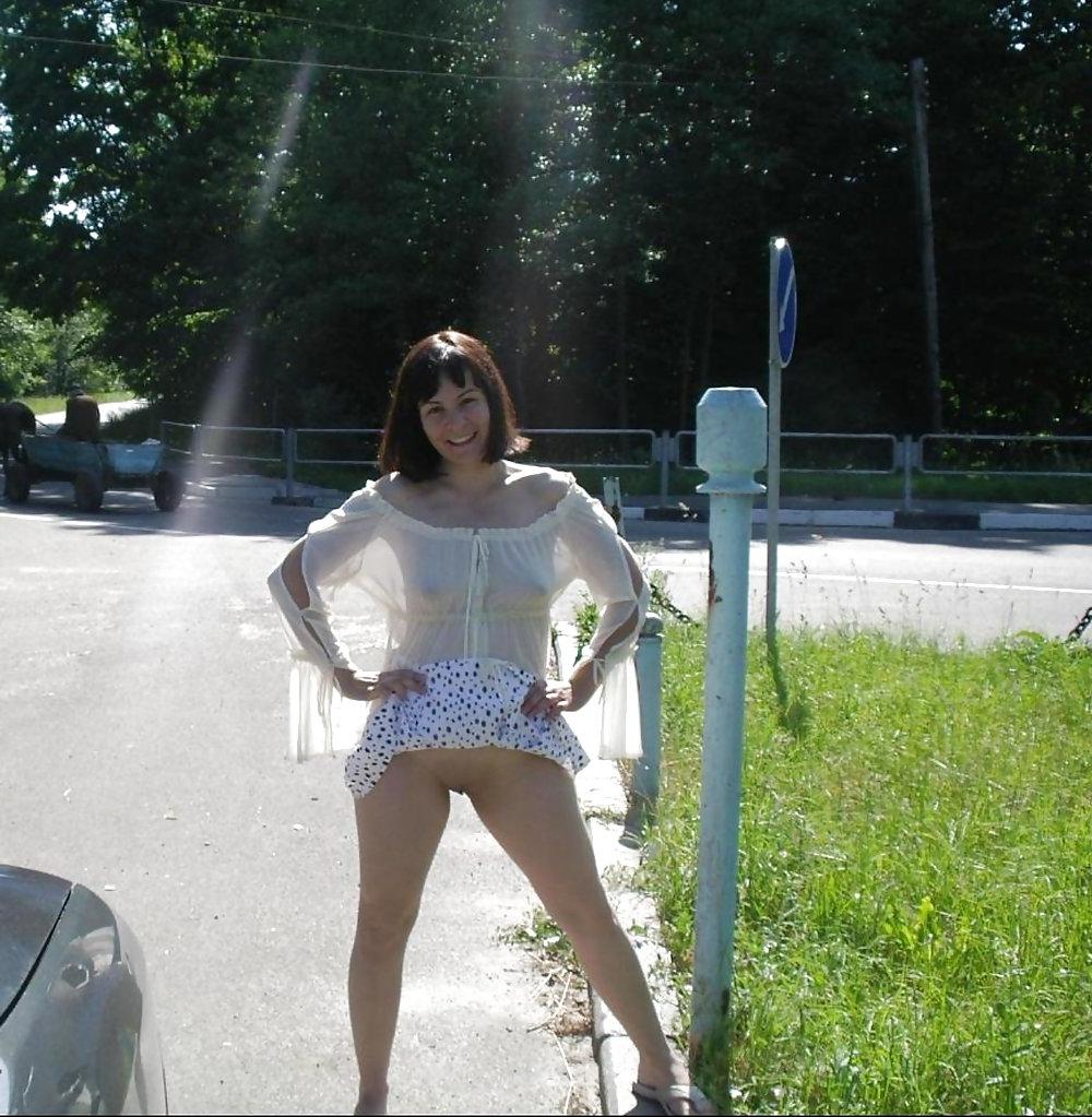 20P Mature Milf in Public
