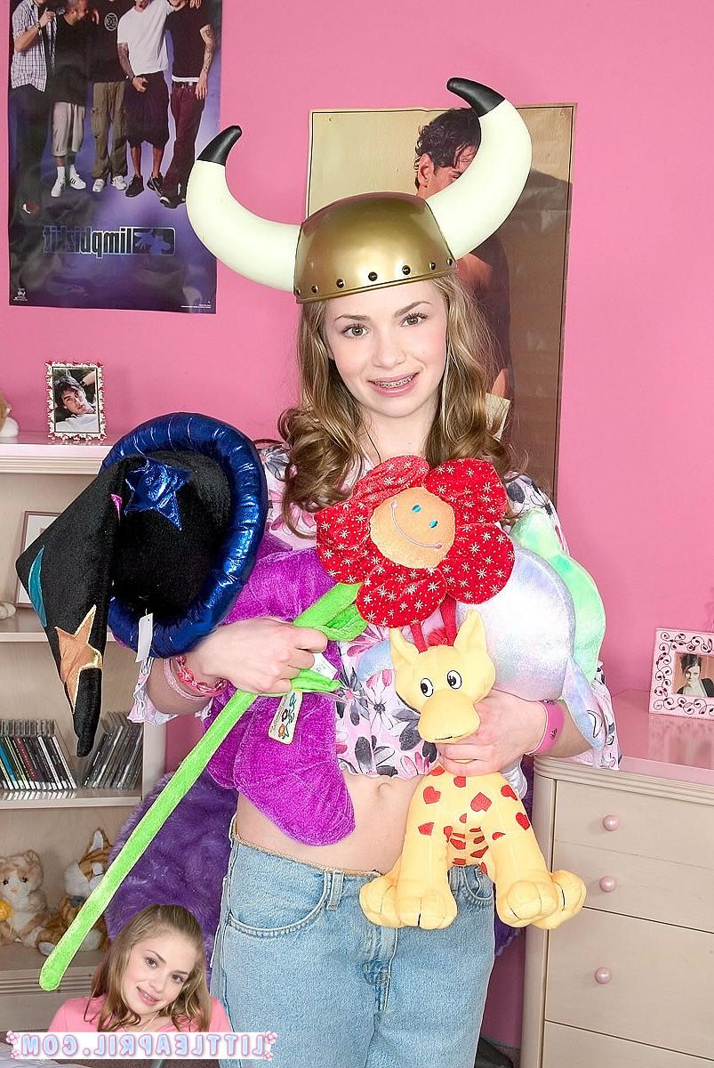 12P LittleApril gets home from play and she gets very horny