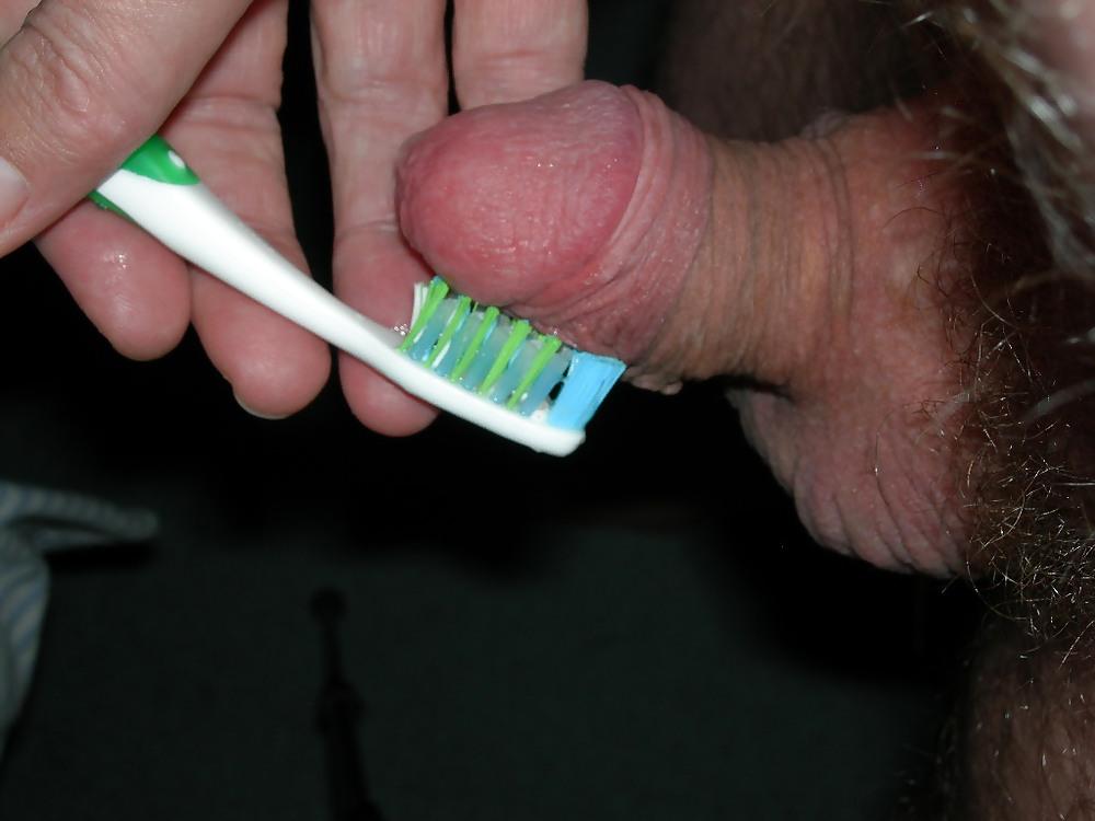 14P Urethra toys brush end of toothbrush and peg