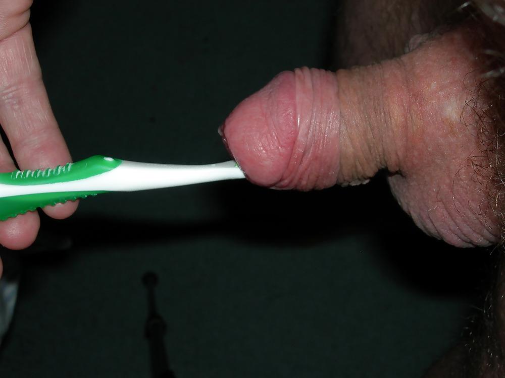 14P Urethra toys brush end of toothbrush and peg