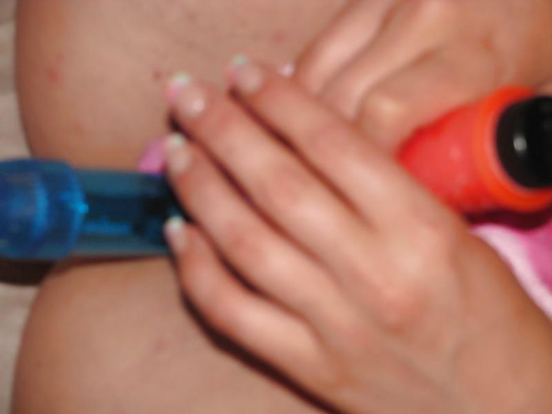 25P CHUBBY CHICK PLAYING WITH TOYS