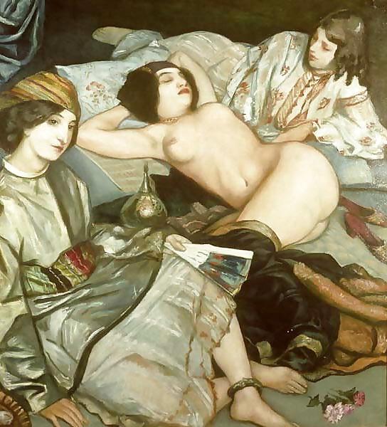 25P Thematic Painted Ero Art 1 - Harem and Odalisques ( 1 )