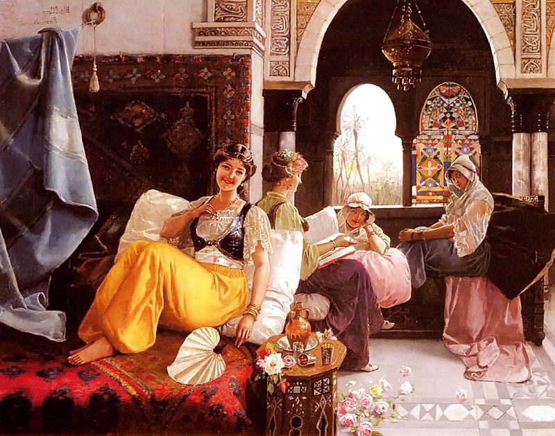 25P Thematic Painted Ero Art 1 - Harem and Odalisques ( 1 )