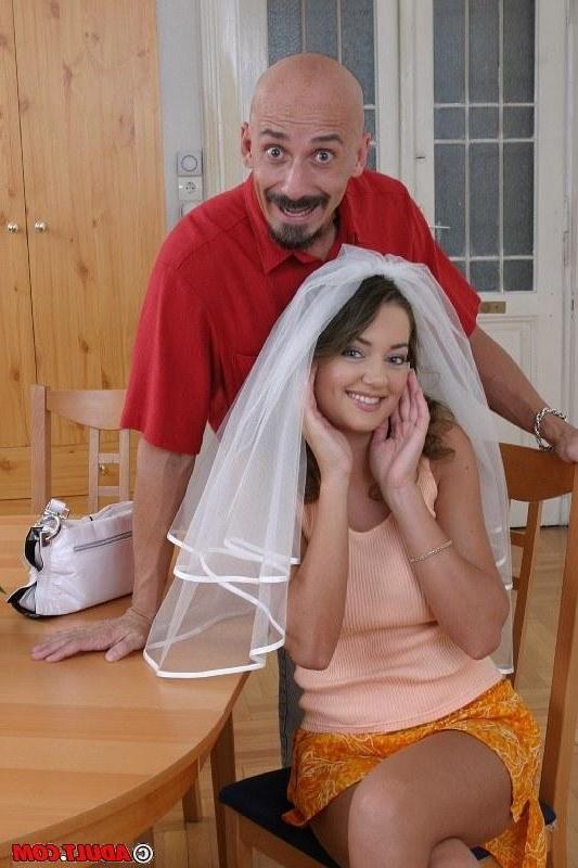 16P busty brunette amateur bride does anal