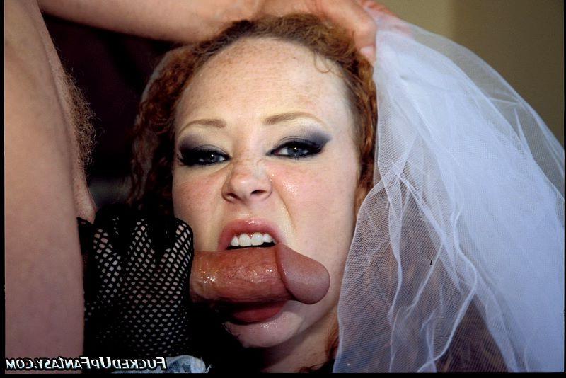 18P Bizarre bride gets double plunged by a guy and a toy