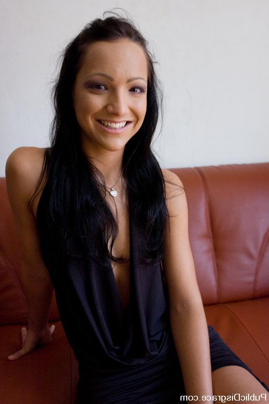 14P Europeanhottie Sabrina Sweet gets dominated and fucked in public