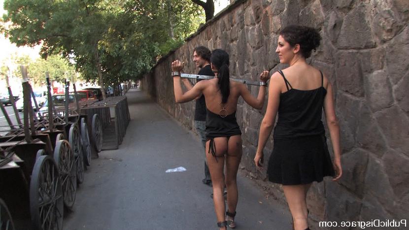 14P Europeanhottie Sabrina Sweet gets dominated and fucked in public