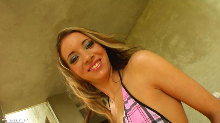 18P Nasty blonde teen gets her ass cumfilled after dp