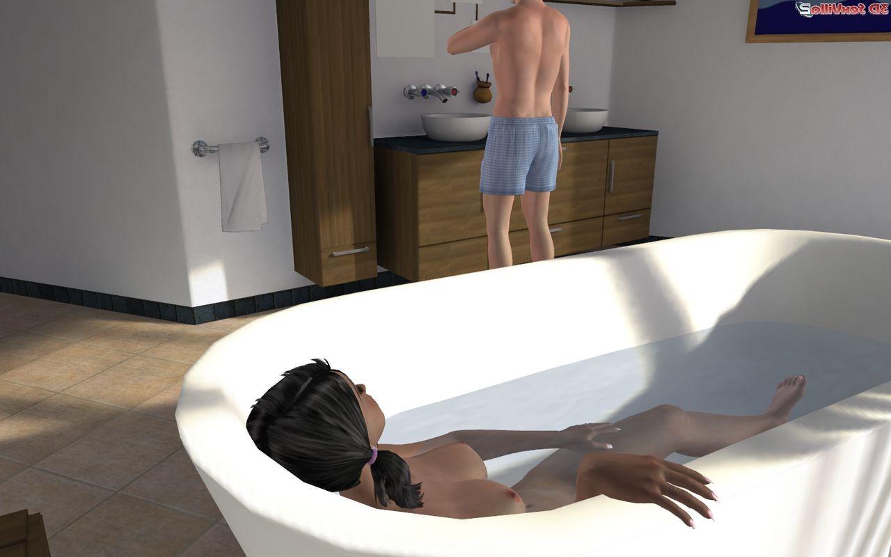16P Raunchy morning surprise for a 3d animated guy