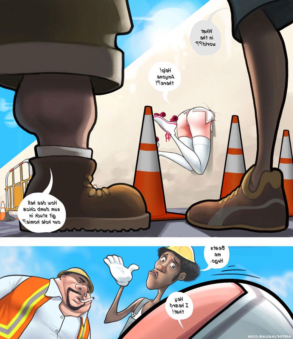 16P Adult Comic Rich Bitch Alexa Gets Stuck Used As Public Sex Toy