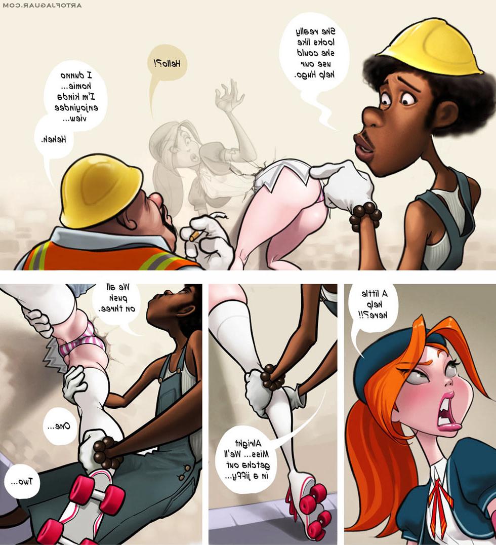 16P Adult Comic Rich Bitch Alexa Gets Stuck Used As Public Sex Toy