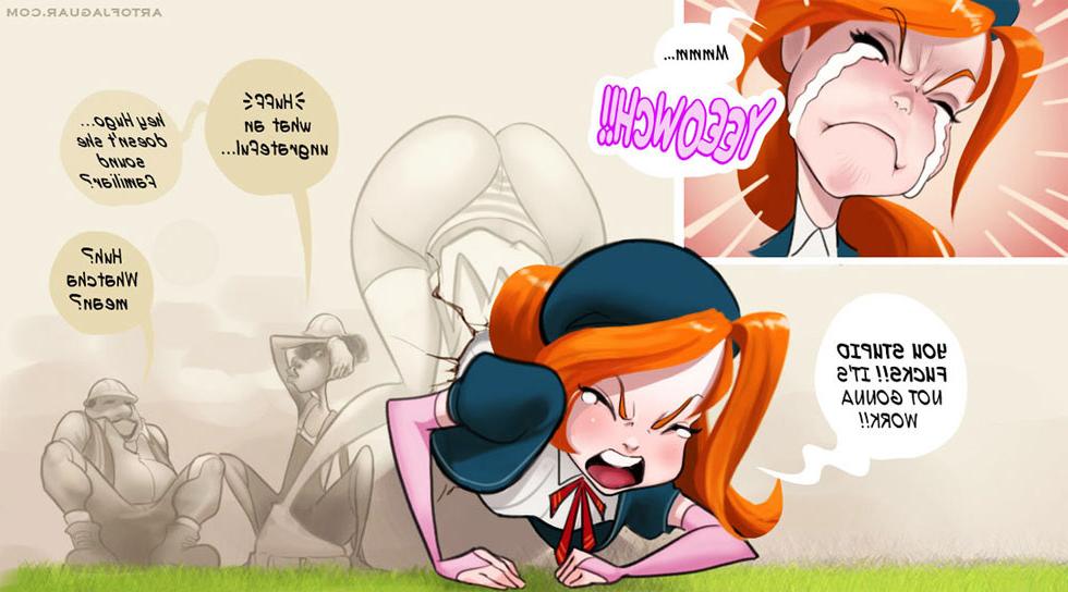 16P Adult Comic Rich Bitch Alexa Gets Stuck Used As Public Sex Toy