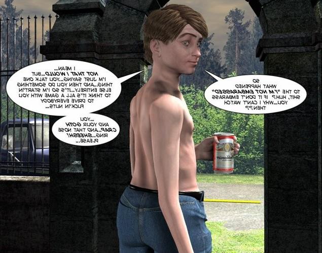 19P Teen couple on cemetery xxx 3D toon comics