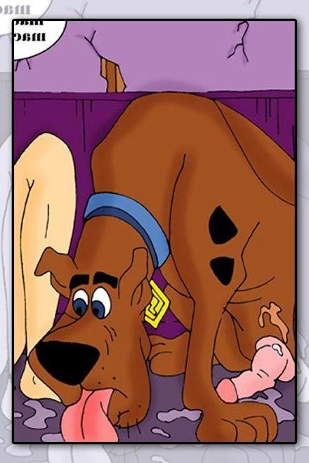 11P Flirty and nasty Daphne rides Scooby till gets poked