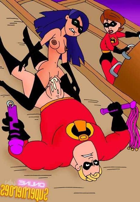 12P Elastigirl gets ass filled and gets filled with jizz 