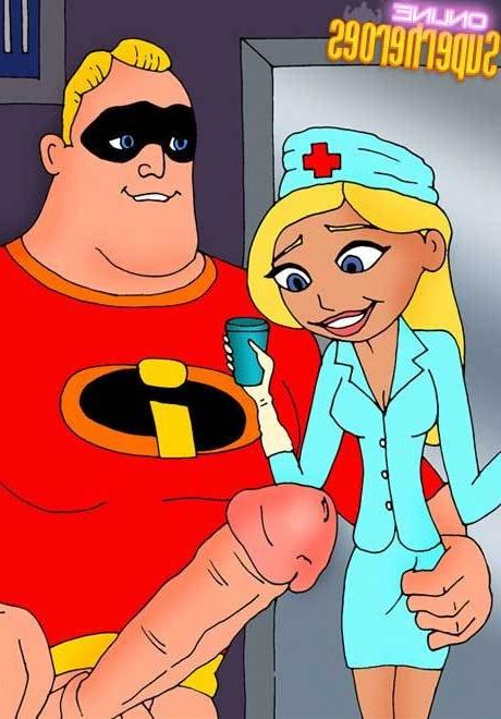 12P Elastigirl gets ass filled and gets filled with jizz 