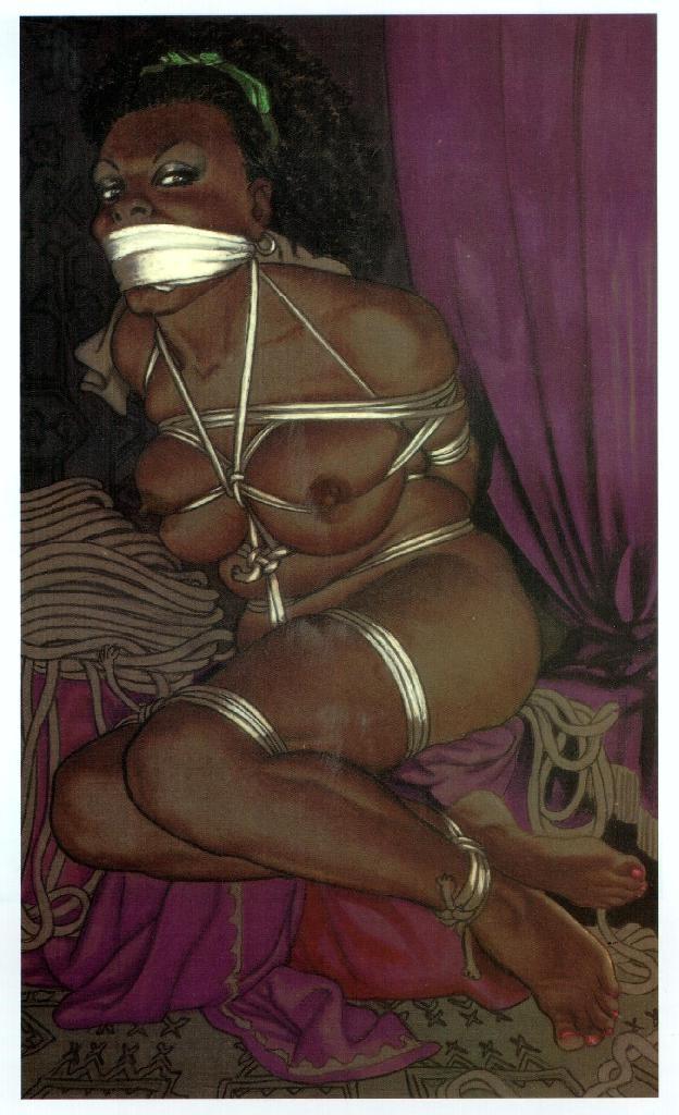 15P voluptuous lesbian bondage female rope bound for sex artworks