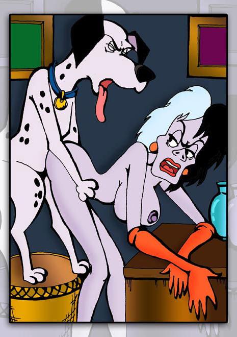 12P Cruella De Vil penetrated and got gooey jizz sprayed