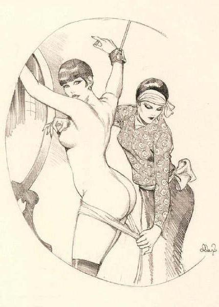 15P evil bondage horror painful female rope artwork