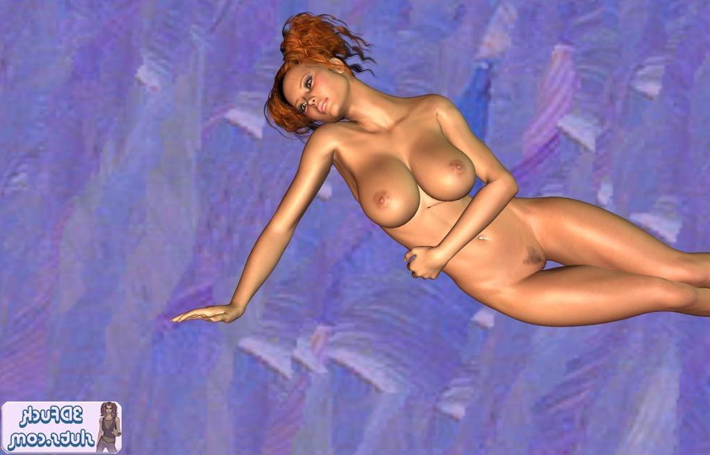16P Busty nude toon shows her pom poms