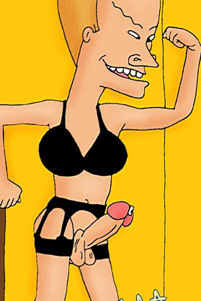 12P Daria runs her tongue on Beavis and gets load