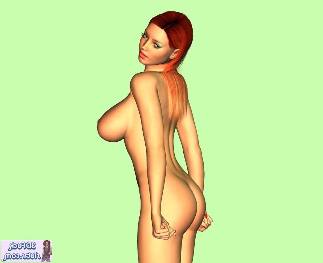 16P busty redhead toon