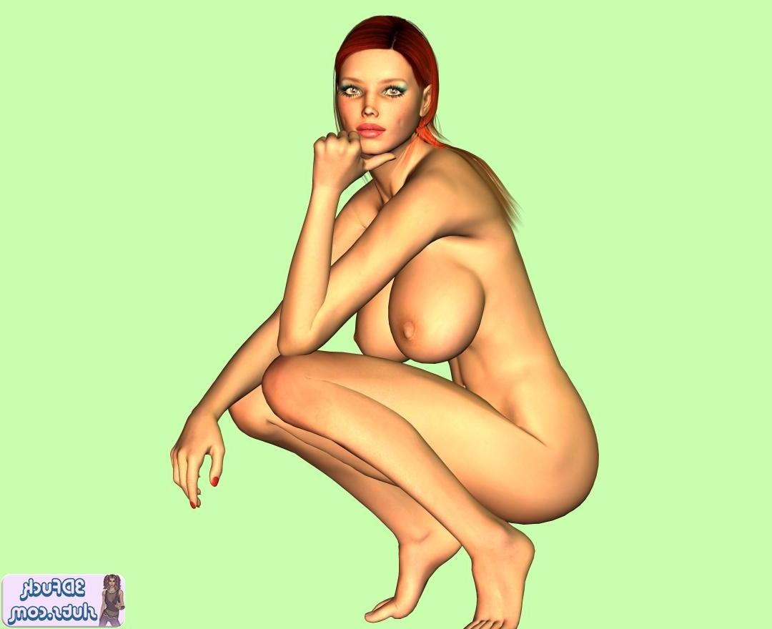 16P busty redhead toon