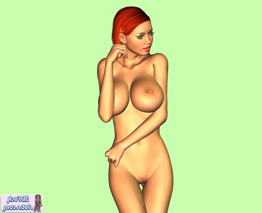 16P busty redhead toon