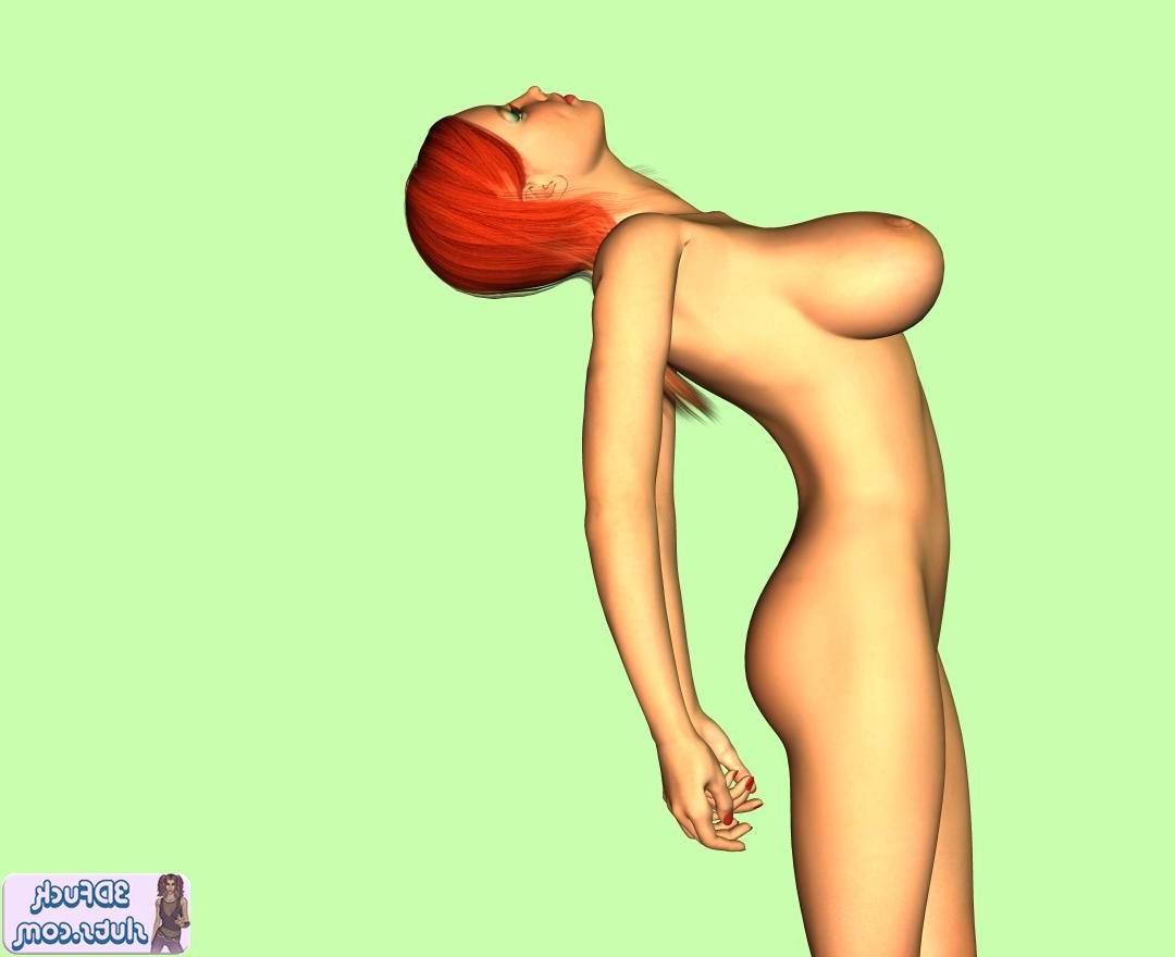 16P busty redhead toon