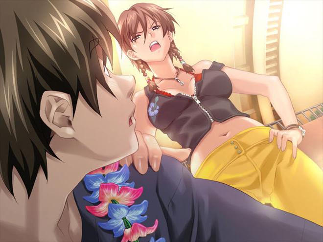 9P Messy Hilda gets naked and takes jizz