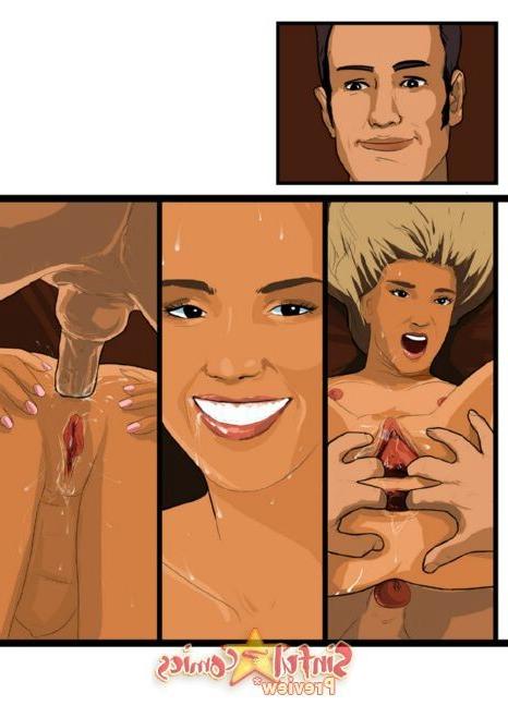20P Famous ladies having sex in sex toon comics