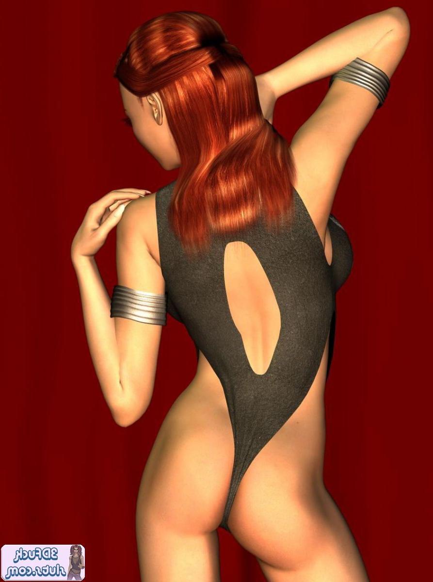 16P busty redhead toon