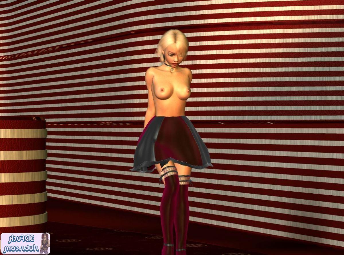 16P Blonde toon babe