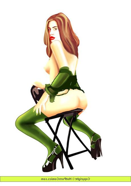 15P Hot toon pictures with salacious babes in sexy lingerie