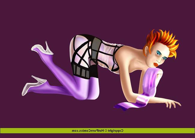 15P Hot toon pictures with salacious babes in sexy lingerie
