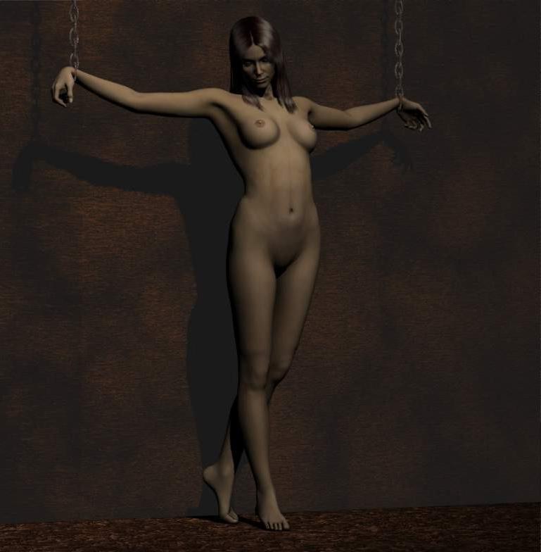 15P three D female evil bondage artwork