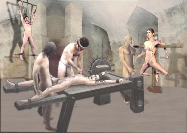 15P three D female evil bondage artwork