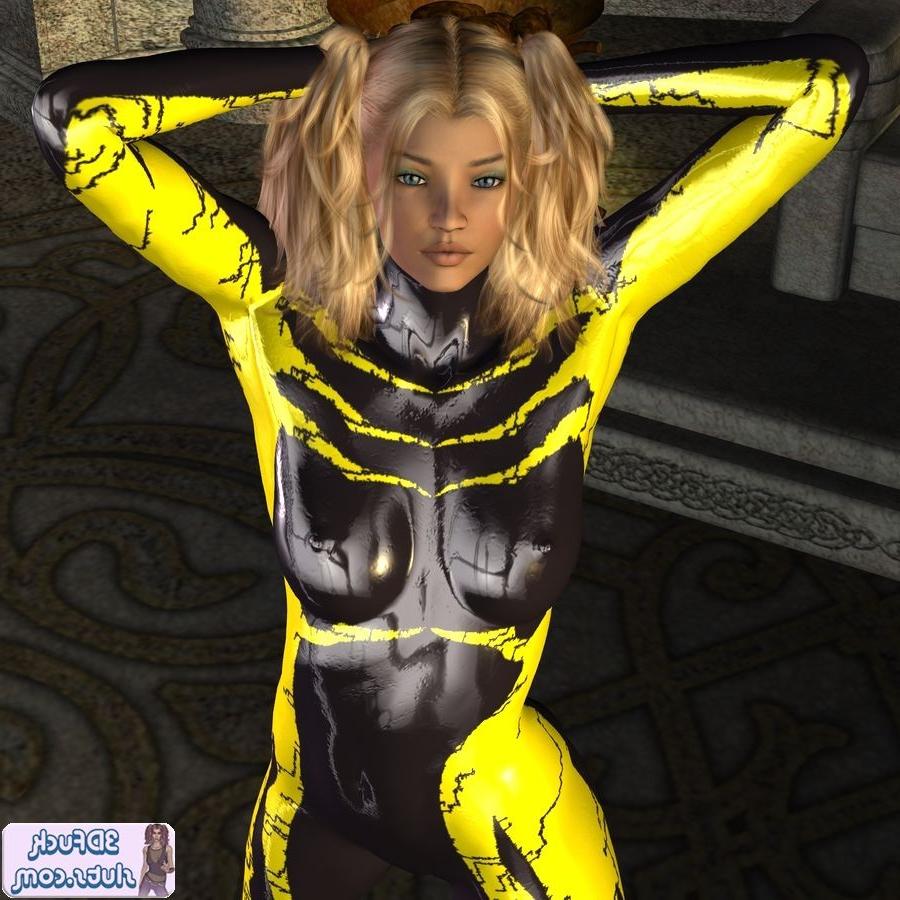 16P Blonde toon girl